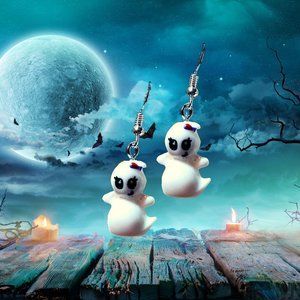 Halloween Cute Ghost Earrings